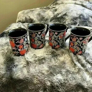 Otagiri Cups Fioretti Peggy Lee Toole set  of 4